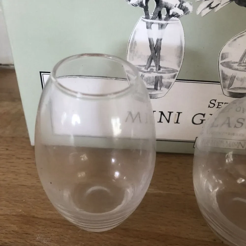 Restoration Hardware Little Floral Trio Miniature Vases Set Retired